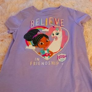 Nella purple girls shirt size 7